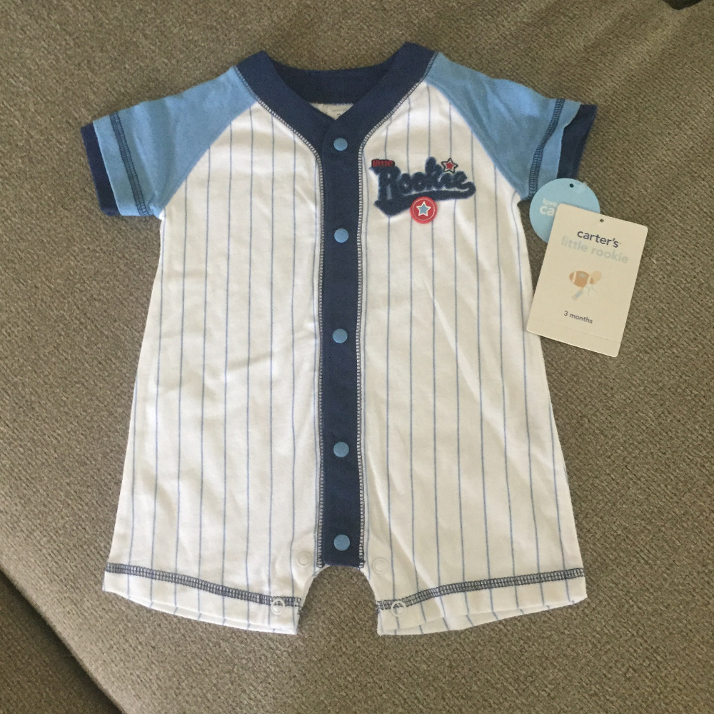 Carter's Little Rookie Baby Boy Romper